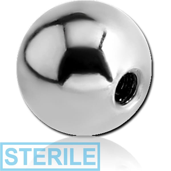 STERILE SURGICAL STEEL DOUBLE THREADED BALL