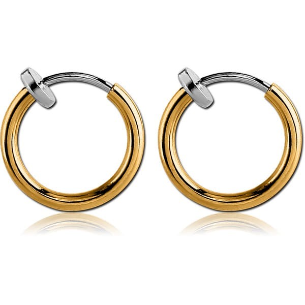 STERILE SPRING HOOP COLOR EARRING