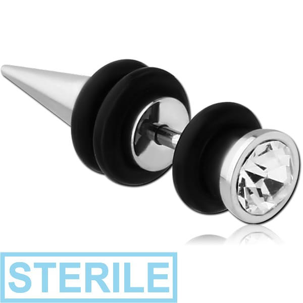STERILE SURGICAL STEEL JEWELLED FAKE EXPANDER