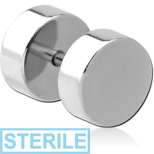 STERILE SURGICAL STEEL FAKE PLUG