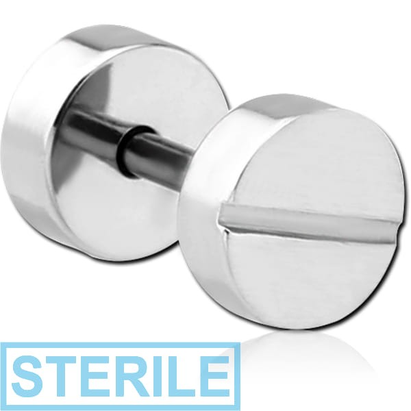 STERILE STAINLESS STEEL FAKE PLUG