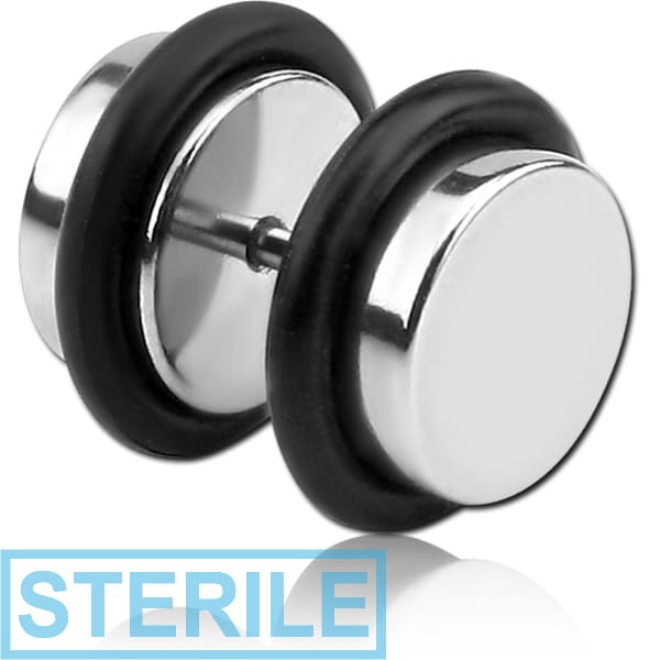 STERILE SURGICAL STEEL FAKE PLUG