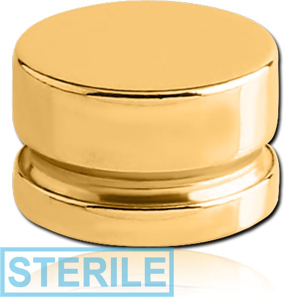 STERILE GOLD PVD COATED SURGICAL STEEL LONG FAKE PART