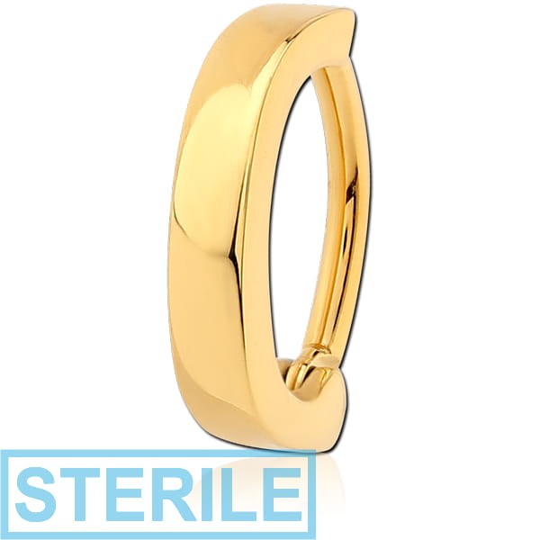 STERILE GOLD PVD COATED SURGICAL STEEL BELLY CLICKER