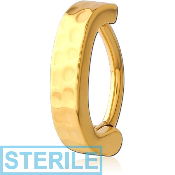 STERILE GOLD PVD COATED SURGICAL STEEL BELLY CLICKER