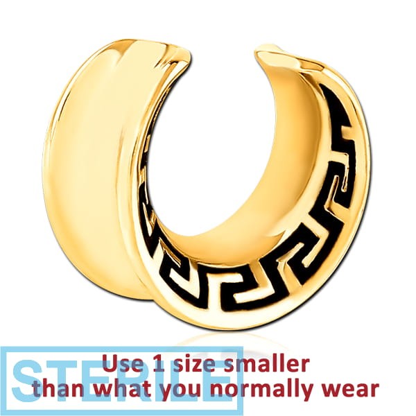 STERILE GOLD PVD COATED SURGICAL STEEL HALF TUNNEL