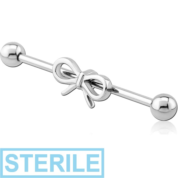 STERILE SURGICAL STEEL BOW INDUSTRIAL BARBELL