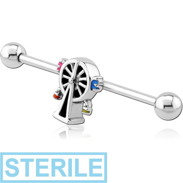 STERILE SURGICAL STEEL WHEEL INDUSTRIAL BARBELL