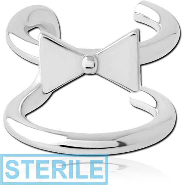 STERILE SURGICAL STEEL ILLUSION EAR CUFF