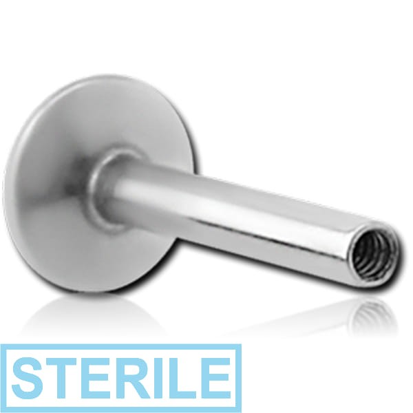 STERILE SURGICAL STEEL INTERNALLY THREADED LABRET PIN