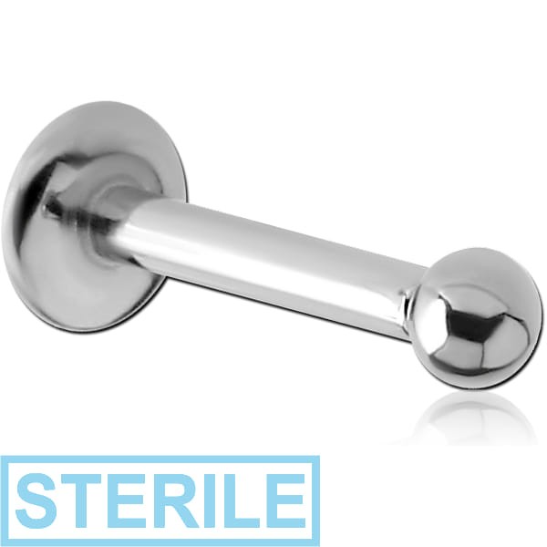 STERILE SURGICAL STEEL INTERNALLY THREADED LABRET