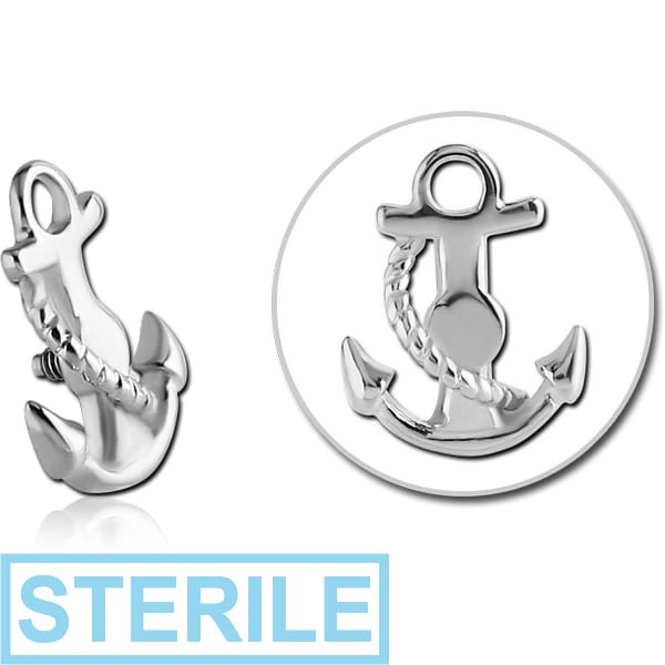 STERILE SURGICAL STEEL ATTACHMENT FOR 1.6MM INTERNALLY THREADED PINS - ANCHOR