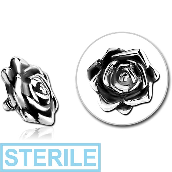 STERILE SURGICAL STEEL ATTACHMENT FOR 1.6MM INTERNALLY THREADED PINS - ROSE