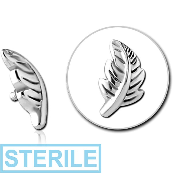 STERILE SURGICAL STEEL ATTACHMENT FOR 1.6MM INTERNALLY THREADED PINS - LEAF