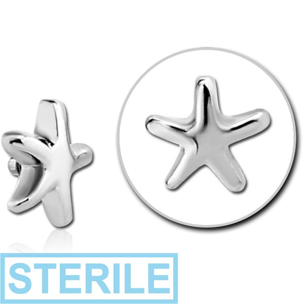 STERILE SURGICAL STEEL ATTACHMENT FOR 1.6MM INTERNALLY THREADED PINS - STARFISH