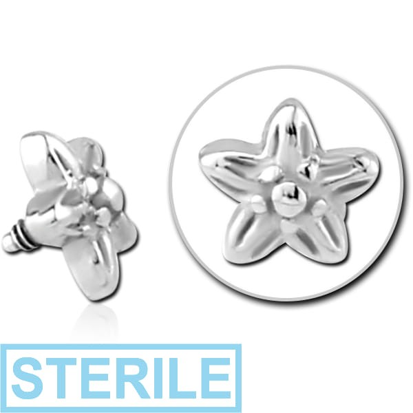 STERILE SURGICAL STEEL ATTACHMENT FOR 1.6MM INTERNALLY THREADED PINS - FLOWER