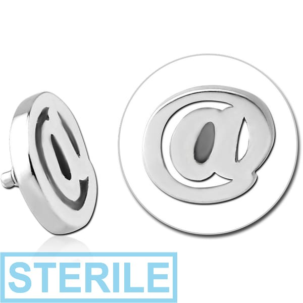 STERILE SURGICAL STEEL ATTACHMENT FOR 1.6MM INTERNALLY THREADED PINS - AT SIGN