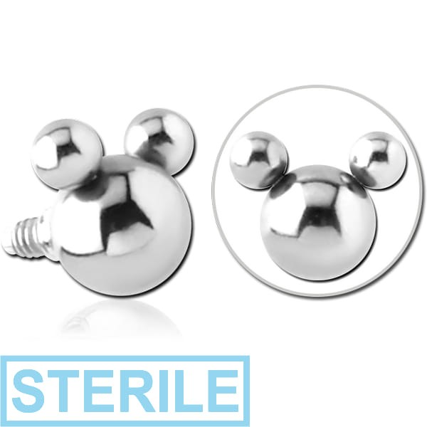 STERILE SURGICAL STEEL ATTACHMENT FOR 1.6MM INTERNALLY THREADED PINS - BALLS HEAD