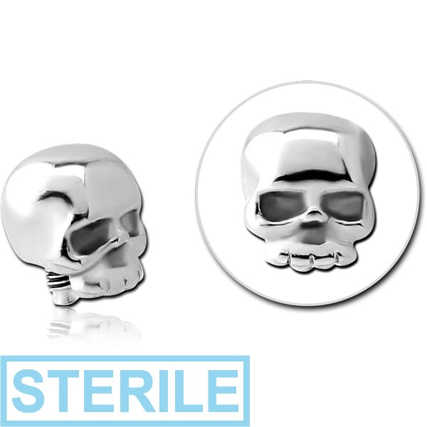 STERILE SURGICAL STEEL ATTACHMENT FOR 1.6MM INTERNALLY THREADED PINS - SKULL