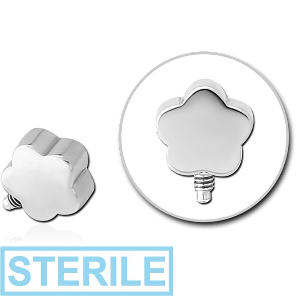 STERILE SURGICAL STEEL ATTACHMENT FOR 1.6MM INTERNALLY THREADED PINS - FLOWER