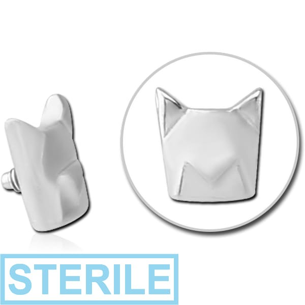 STERILE SURGICAL STEEL ATTACHMENT FOR 1.6MM INTERNALLY THREADED PINS - ANIMAL FACE