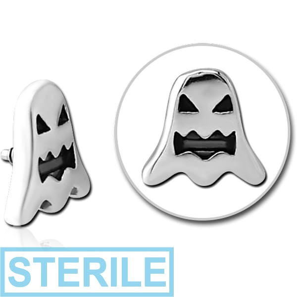 STERILE SURGICAL STEEL ATTACHMENT FOR 1.6 MM INTERNALLY THREADED PINS - GHOST