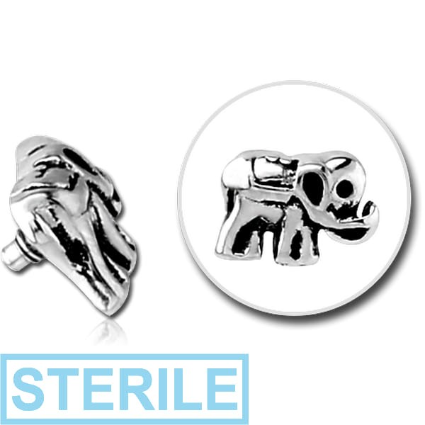 STERILE SURGICAL STEEL ATTACHMENT FOR 1.6 MM INTERNALLY THREADED PINS - ELEPHANT