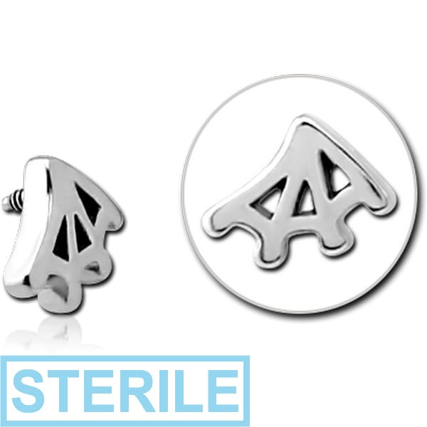 STERILE SURGICAL STEEL ATTACHMENT FOR 1.6MM INTERNALLY THREADED PINS
