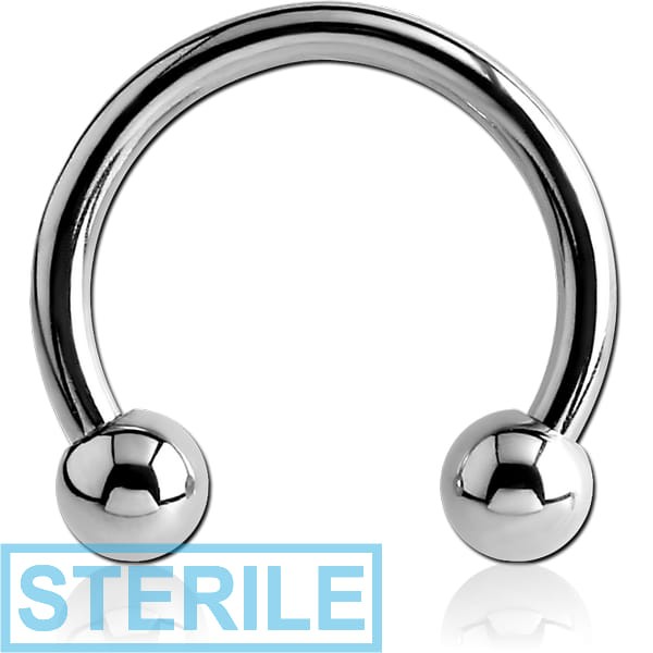 STERILE SURGICAL STEEL INTERNALLY THREADED MICRO CIRCULAR BARBELL