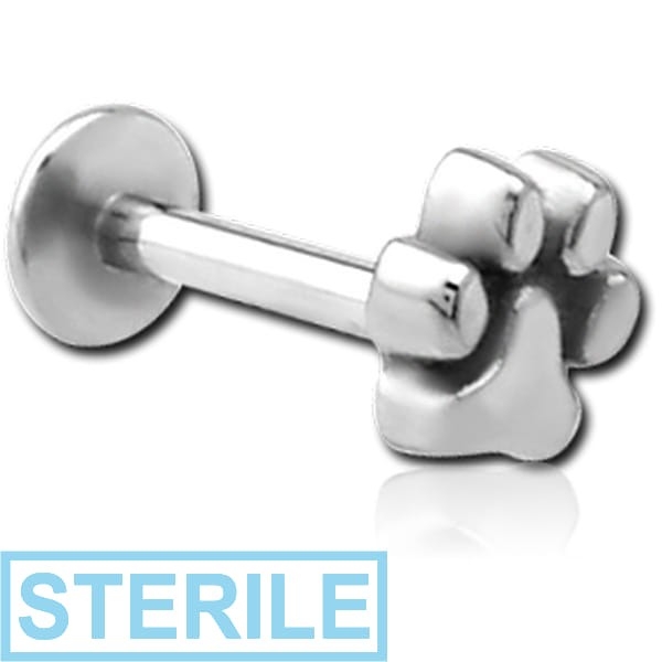 STERILE SURGICAL STEEL INTERNALLY THREADED MICRO LABRET