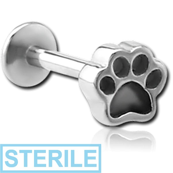 STERILE SURGICAL STEEL INTERNALLY THREADED MICRO LABRET