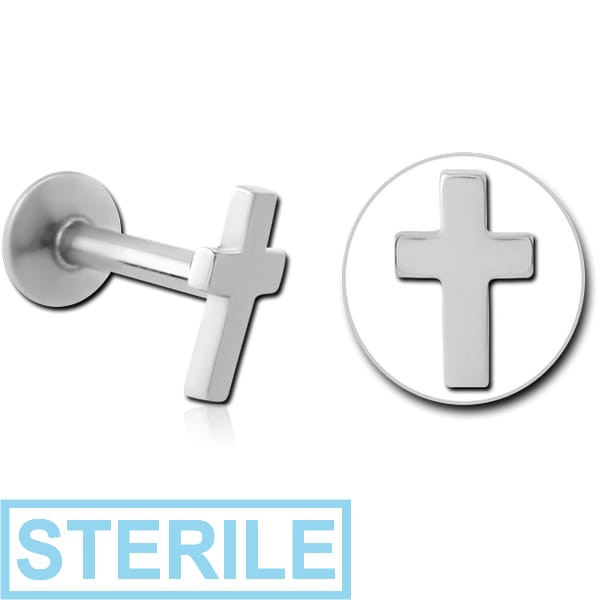 STERILE SURGICAL STEEL INTERNALLY THREADED MICRO LABRET