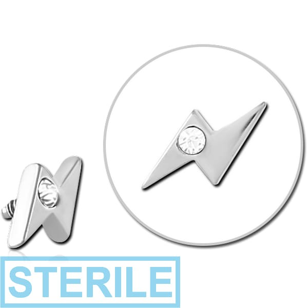 STERILE SURGICAL STEEL JEWELLED MICRO ATTACHMENT FOR 1.2MM INTERNALLY THREADED PINS - THUNDER