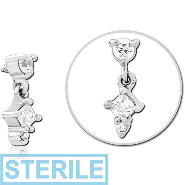 STERILE SURGICAL STEEL JEWELLED MICRO ATTACHMENT FOR 1.2MM INTERNALLY THREADED PINS