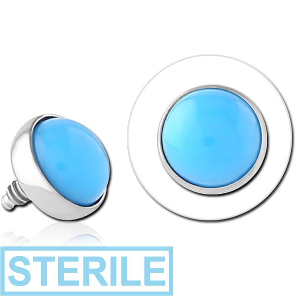STERILE SURGICAL STEEL JEWELLED MICRO ATTACHMENT FOR 1.2MM INTERNALLY THREADED PINS