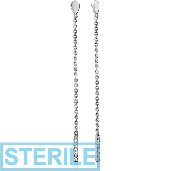 STERILE SURGICAL STEEL JEWELLED MICRO ATTACHMENT FOR 1.2MM INTERNALLY THREADED PINS