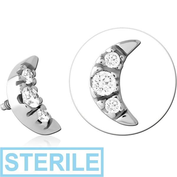 STERILE SURGICAL STEEL JEWELLED MICRO ATTACHMENT FOR 1.2MM INTERNALLY THREADED PINS