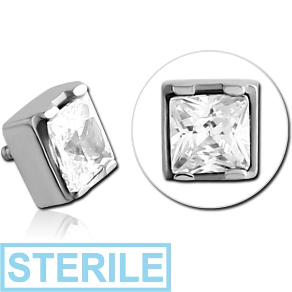 STERILE SURGICAL STEEL JEWELLED MICRO ATTACHMENT FOR 1.2MM INTERNALLY THREADED PINS