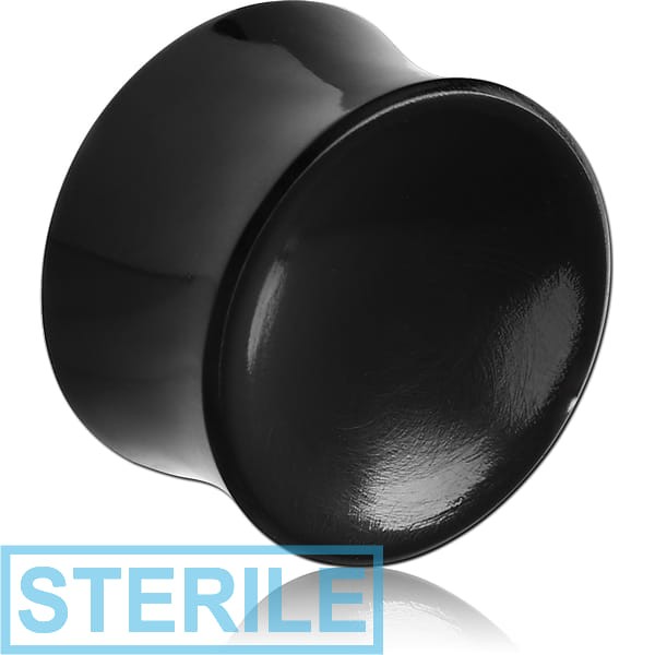 STERILE ORGANIC HORN PLUG CONCAVE DOUBLE FLARED