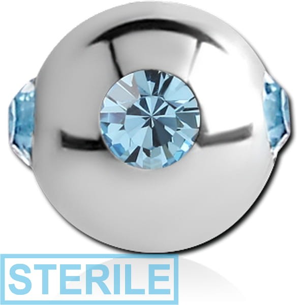 STERILE SURGICAL STEEL JEWELLED SATELLITE MICRO BALL