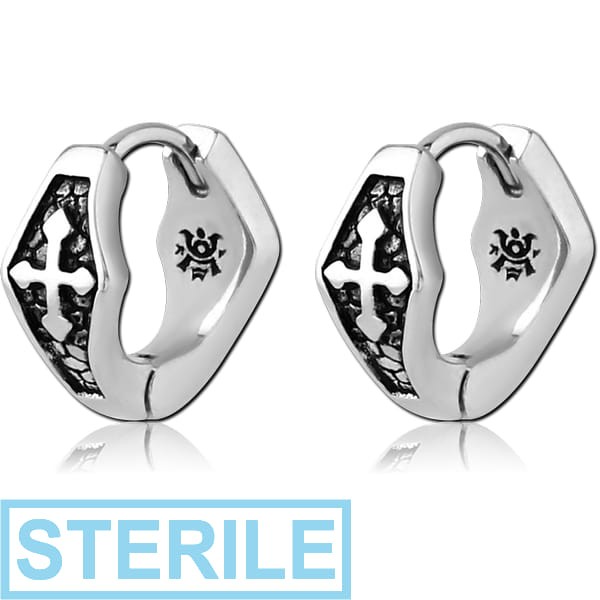 STERILE SURGICAL STEEL KOOL KATANA HUGGIES PAIR - CROSS