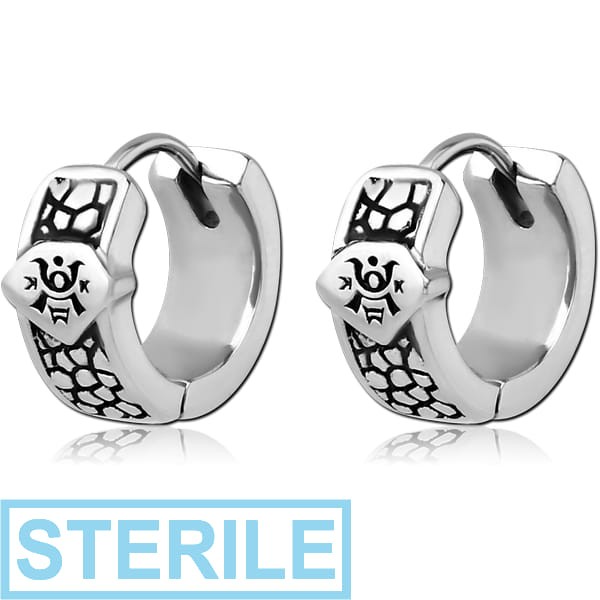 STERILE SURGICAL STEEL KOOL KATANA HUGGIES PAIR - KK LOGO