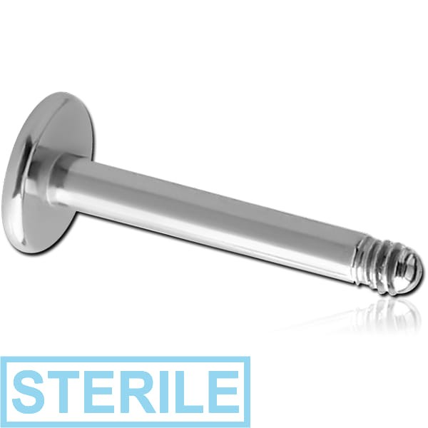 STERILE SURGICAL STEEL LABRET PIN