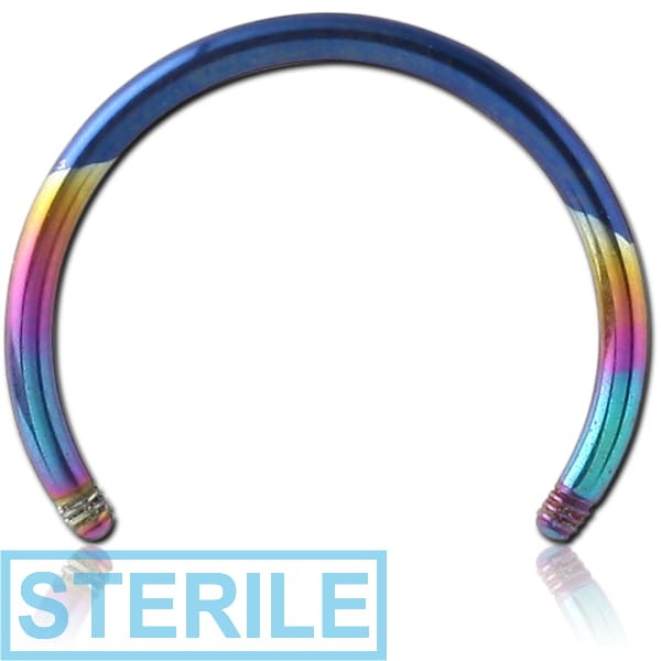 STERILE ANODISED SURGICAL STEEL MICRO CIRCULAR BARBELL PIN
