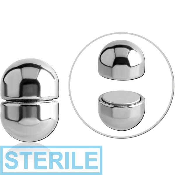STERILE SURGICAL STEEL MAGNETIC FAKE PLUG
