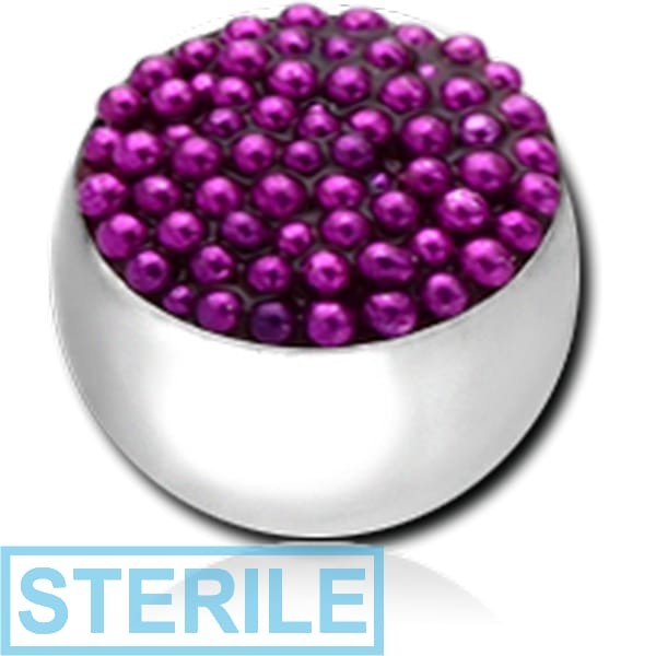 STERILE SURGICAL STEEL MULTICOLOUR BALLS