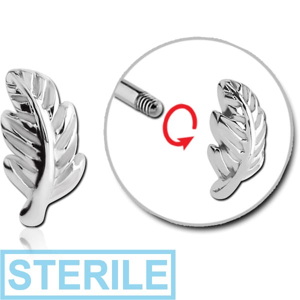 STERILE SURGICAL STEEL MICRO THREADED ATTACHMENT-LEAF