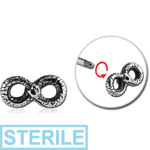 STERILE SURGICAL STEEL MICRO THREADED INFINITY ATTACHMENT