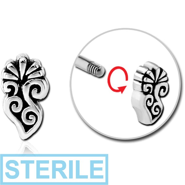 STERILE SURGICAL STEEL MICRO ATTACHMENT FOR 1.2MM THREADED PINS - FILIGREE