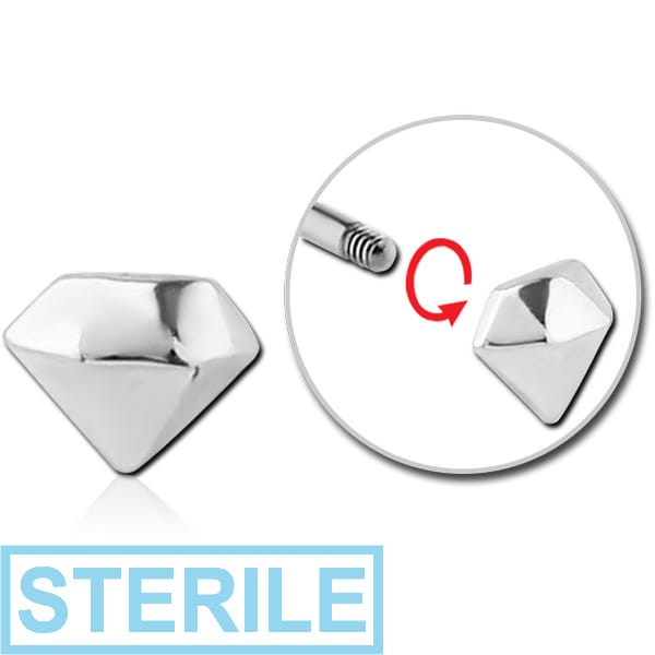STERILE SURGICAL STEEL MICRO THREADED ATTACHMENT - DIAMOND
